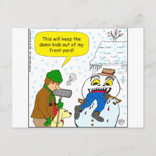 720 houden kinderen uit mijn voortuin cartoon briefkaart