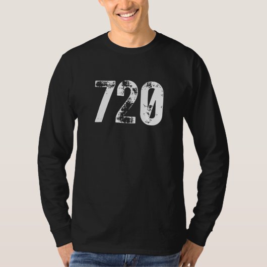 720 Netnummer Denver CO Mobiel Telefoon Netnummer T-shirt (Voorkant)