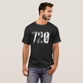 720 Netnummer Denver CO Mobiele Telefoon Netnummer T-shirt (Voorkant volledig)