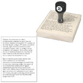 720 tekens. Aangepast jouw tekst blok Rubberstempel (Gestempeld)