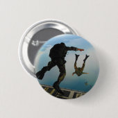 720h Special Tactics Group Jumping Out of Planet Ronde Button 5,7 Cm (Voorkant /achterkant)