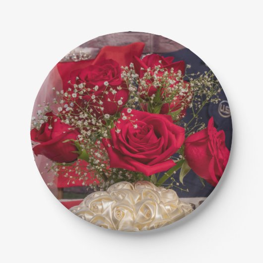 7215 - Militaire bruiloft Papieren Bordje (Voorkant)