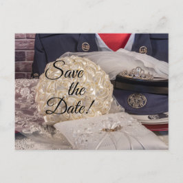 7263 - Militaire bruiloft Briefkaart