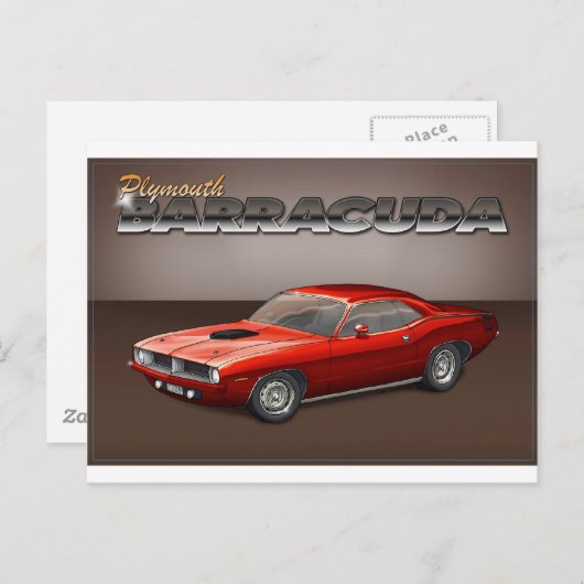 72-74 Barracuda Briefkaart (Voorkant / Achterkant)