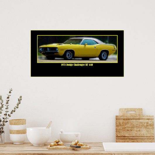 '72 CHALLENGER 440 POSTER (Keuken)