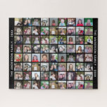 72 het Rand Net van de Collage van de Foto met Tek Legpuzzel<br><div class="desc">Gebruik 72 foto's SQUARE aan creëer een persoonlijke fotocollage. Deze moderne, schone lay-out omvat een tekstblok in een san serif doopvont om een familienaam of een naam toe te voegen. De achtergrondkleur kan in het aanpassingsgebied worden gewijzigd. ***Voor beste resultaten voor deze multi fotolay-out - bewaar uw foto's in vierkanten...</div>