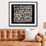72 het Rand Net van de Collage van de Foto met Tek Poster<br><div class="desc">Gebruik 72 foto's SQUARE aan creëer een persoonlijke fotocollage. Deze moderne, schone lay-out omvat een tekstblok in een san serif doopvont om een familienaam of een naam toe te voegen. De achtergrondkleur kan in het aanpassingsgebied worden gewijzigd. ***Voor beste resultaten voor deze multi fotolay-out - bewaar uw foto's in vierkanten...</div>