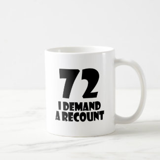 72 Ik eis een hertelling van de Design op de geboo Koffiemok