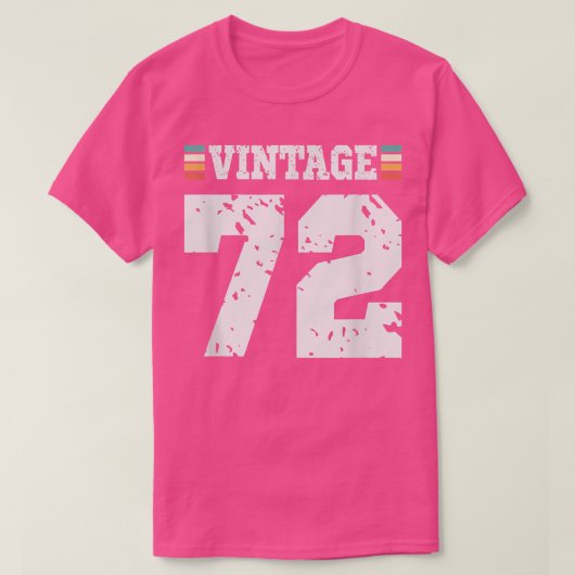  72 jaar oude Happy 72e verjaardag Fun Sports T-shirt (Design voorkant)