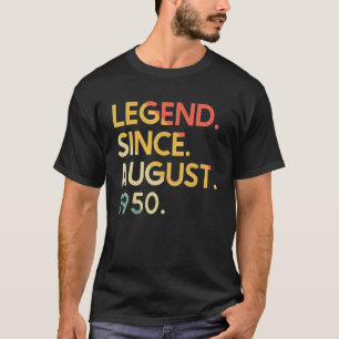 72 jaar oude legering sinds augustus 1950 72 jaar t-shirt