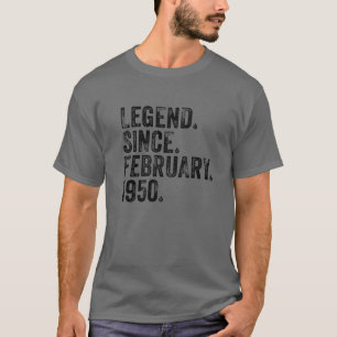 72 jaar oude legering sinds februari 1950 72 jaar t-shirt
