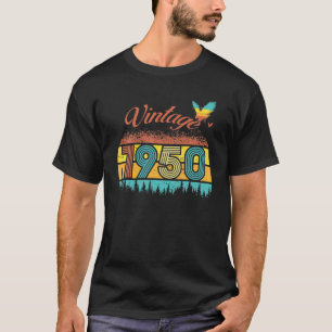 72 jaar oude vintage retro 1950 72e verjaardag Ade T-shirt