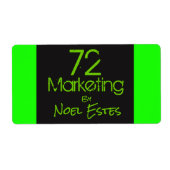 72 Marketing Noel Estes Verzendlabels Stickers (Voorkant)