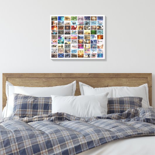 72 Namen van God Canvas Print (Insitu (Slaapkamer))