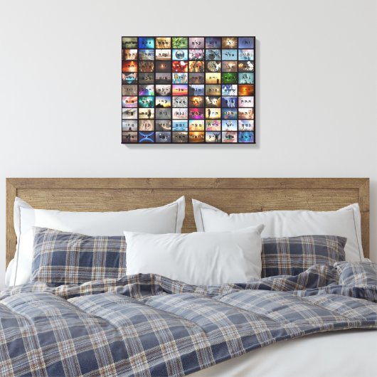 72 Namen van God Canvas Print (Insitu (Slaapkamer))