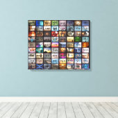 72 Namen van God Canvas Print (Insitu (Houten vloer))