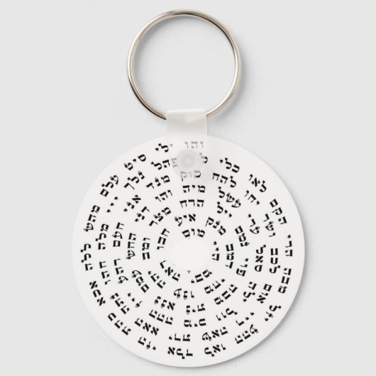 72 Namen van God Horloge Sleutelhanger (Voorkant)