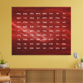 72 Namen van God Meditation Art Canvas Afdruk (Insitu (Woonkamer))