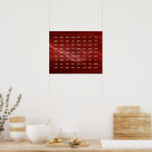 72 Namen van God Meditation Art Poster (Keuken)