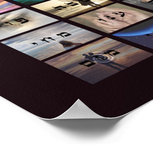 72 Namen van God-Poster Poster (Hoek)