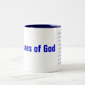 72 Namen van God Tweekleurige Koffiemok (Center)
