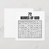 72 Names of God (Voorkant / Achterkant)