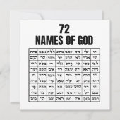 72 Names of God (Voorkant)
