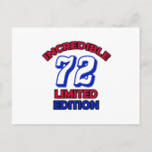 72 Verjaardagsontwerp Briefkaart (Voorkant)