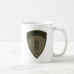 72e bedenkingsbataljon signaalpatch - gedempt koffiemok