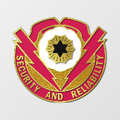 72e Ordnance Brigade Crest Window Cling Raamsticker (Vel)