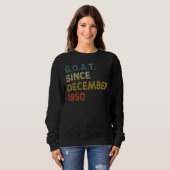 72e verjaardag 72 jaar oude geit sinds december 19 trui (Voorkant volledig)