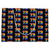 72e verjaardag: Fun Rainbow Event Nummer 72 Patroo Groot Cadeauzakje (Achterkant)