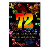 72e verjaardag nog steeds aan het roeren (Voorkant)