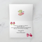 72e verjaardag scrapbooking stijl kaart (Binnen)