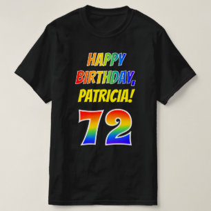 72e verjaardag — Vet, Plezier, Regenboog 72, Aange T-shirt