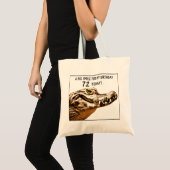 72e zeemijl van de 'Birthday Alligator' Tote Bag (Voorkant (product))