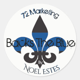 72marketing Backs De Blue Collectie Sticker