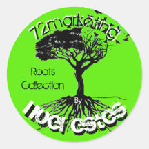 72marketing Het Roots Collectie Sticker Label