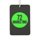 72marketing logo Auto Luchtverfrisser Vrachtwagen  (Achterkant)