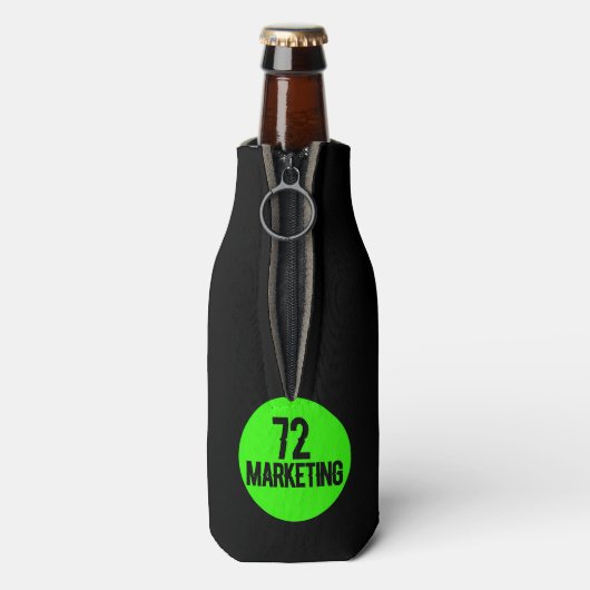 72Marketing logo Koozie (Fles Achterkant)