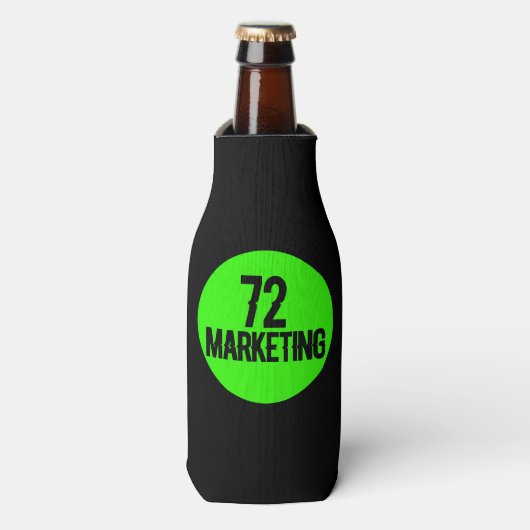 72Marketing logo Koozie (Fles Voorkant)
