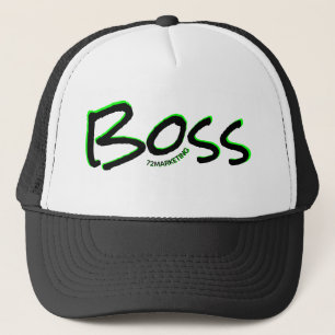 72marketing logo vrachtwagenchauffeur Boss Trucker Pet