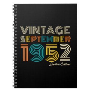 72nd Birthday  September 1972 Limited Edtn. Notitieboek