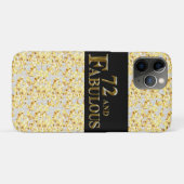 72ste verjaardag Case-Mate iPhone case (Achterkant (horizontaal))