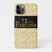 72ste verjaardag Case-Mate iPhone case (Achterkant)