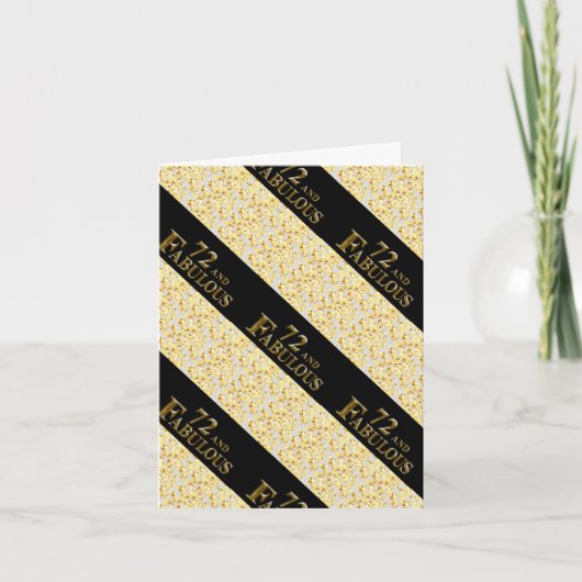 72ste verjaardag kaart (Voorkant)