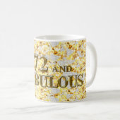 72ste verjaardag koffiemok (Voorkant rechts)