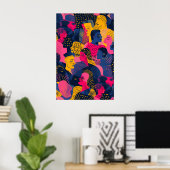 736 Urban Mosaic Alledaagse helden Poster (Thuiskantoor)