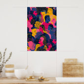 736 Urban Mosaic Alledaagse helden Poster (Keuken)