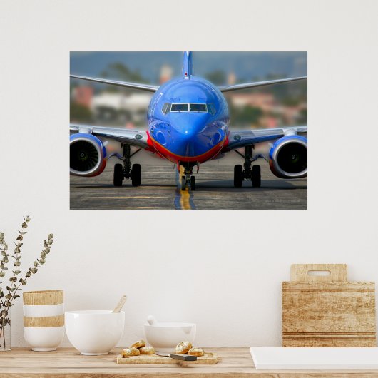 737 LUCHTVAARTMAATSCHAPPIJ POSTER (Keuken)